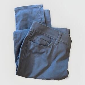 Ann Taylor Womens Straight Leg Modern Fit 5 Pocket Gray Denim Jeans Sz 8